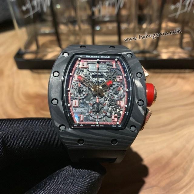 理查德米勒RICHARD MILLE RM011-FM頂級碳纖維殼套男士腕表  gjs2154